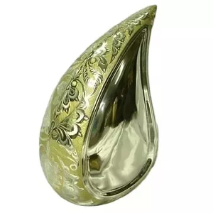 Urnas conmemorativas de Metal en forma de lágrima, decoración del hogar con diseño de esmalte de Metal, suministros funerarios de mejor diseñador a precio barato - Product Image 6
