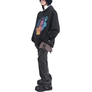 Sudaderas con capucha de gran tamaño para mujer, Jersey lavado ácido, sudadera Vintage, Sudadera ligera, regalos de Navidad, ropa nueva - Product Image 4