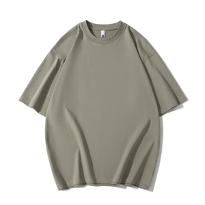 Camisetas de Algodón de 250 Gsm de Alta Calidad, Camiseta Holgada con Hombros Caídos, Camiseta Gruesa con Estampado Personalizado, Camiseta Extra Grande para Jugadores - Product Image 5