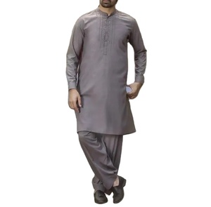 Shalwar Kameez pakistanais prêt-à-porter, cousu à la main, décontracté, respirant, pour homme, vente en gros - Product Image 2
