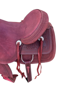 Juego de tachuelas de cuero genuino de primera calidad, monturas de carreras occidentales e inglesas para montar a caballo - Product Image 4