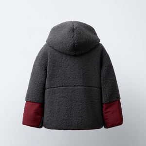 Latest Oversized Reversible <b>Sherpa</b> Bomber Jacket Trending High Quality Warm And Cozy <b>Sherpa</b> Jacket With Breathable <b>Fabric</b> 2026 - Product Image 4