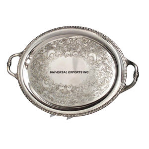 Bandeja de Chocolate de Metal hecha a mano de calidad superior Plato decorativo elegante diseño personalizado nueva bandeja de servicio de Chocolate - Product Image 1