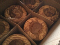 Ensemble mortier et pilon rond en bois naturel rustique et écologique Intercraft pour restaurants, outils pour herbes et épices