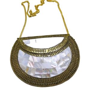 Handmade Designer Metal Mosaic Evening <b>Clutch</b> <b>Bag</b> <b>for</b> Ladies Handcrafted Bridal Mosaic <b>Clutches</b> - Product Image 1