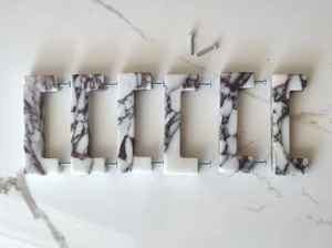 Poignée de porte en marbre durable de style Art déco de luxe TCE pour la maison, le bureau, l'hôtel, l'armoire, la garde-robe, quincaillerie artisanale de qualité supérieure - Product Image 2