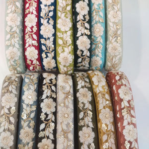 Nouvelle mode et tissu de dentelle de fleur 3d brodée de mariée de haute qualité - Product Image 1