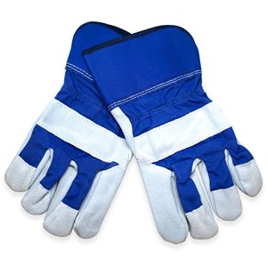 ถุงมือหนังสำหรับทำงานในมือที่ทำจากหนังและฝ่ามือเพื่อความทนทานและการยึดเกาะ - Product Image 1