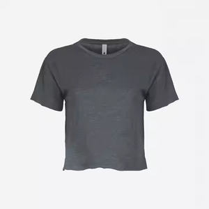 T-shirts de festival pour femmes pour le niveau-Polyester/coton surdimensionné style Hip Hop haut court à séchage rapide pour femmes - Product Image 2