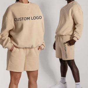 Ensemble de shorts de course en coton unisexe avec logo personnalisé Vêtements de sport d'été Survêtement de taille XL pour l'entraînement Hommes et femmes - Product Image 3