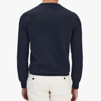 Pull-over homme respirant, anti-rétrécissement, séchage rapide, col montant, coupe ajustée, TWINSET, 100% coton, logo personnalisé sur le devant