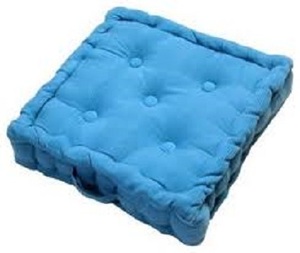 Housse de coussin carrée en coton uni tissé moderne avec plis perlés pour la décoration intérieure de la maison et de l'hôtel - Product Image 1