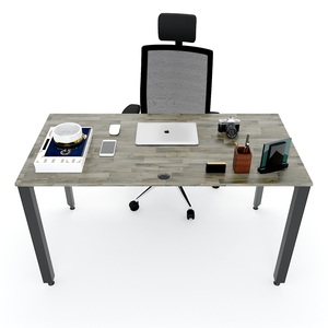 HBTA005 140x70cm Minimalist Triangular Iron Legs Sit Stand <b>Desk</b> Office Furniture for <b>Study</b> & Bedroom Use for Home & Office - Product Image 2