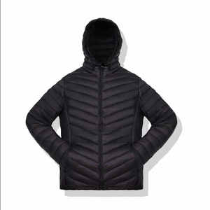 Veste en duvet matelassée décontractée pour femmes Manteau à manches longues avec fermeture éclair Vestes à bulles rembourrées pour femmes avec capuche - Product Image 1