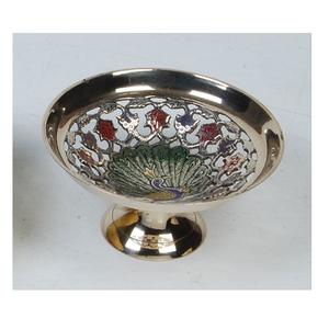 Frutero de Metal Pulido Brillante de Estilo Tradicional, Tazón para Servir Chocolate, Frutos Secos y Dátiles, Artículo Decorativo para Mesa - Product Image 2