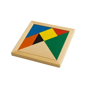Gioco Tangram in Legno Personalizzato, Giocattoli Promozionali con Opzioni di Personalizzazione - Product Image 1