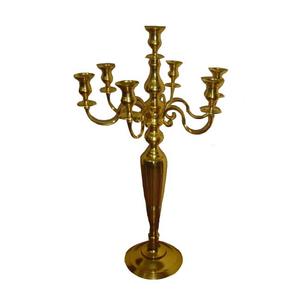 Candelabro Decorativo Hecho a Mano de Metal de Alta Calidad, Decoración para el Hogar, Interior, Bodas y Fiestas, Juego de 2 Portavelas - Product Image 2