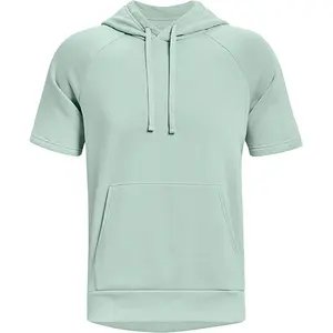 2023 essentiel à manches courtes coton Jersey pull à capuche T-shirt poche kangourou sweat à capuche personnalisé pour hommes