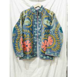 Ladies' Reversible Velvet Cotton <b>Jacket</b> Quilted Bomber Varsity Style Autumn Coat <b>Mandarin</b> <b>Collar</b> Full Sleeve - Product Image 1