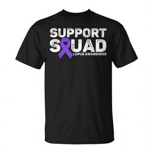 T-shirt promozionale Support Squad per il Mese della Consapevolezza sul Lupus per Pazienti - Product Image 2