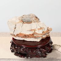 Piédestal de présentoir en bois massif en bois fait main chinois pour Vase Fishbowl Stone Buddha Statue Ornement Base