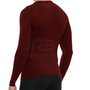 Vêtements de sport respirants pour hommes, chemises de compression, vente chaude, chemises de compression légères pour hommes - Product Image 3