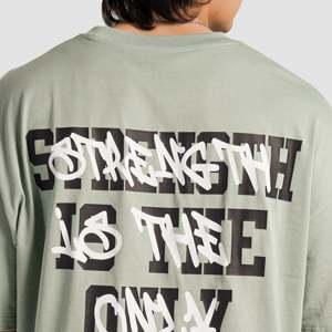 เสื้อยืดเจอร์ซีย์สีเขียวอ่อนลายเรียบ รุ่น Only Motive ดีไซน์น้ำหนักเบาพิเศษสำหรับออกกำลังกาย พิมพ์ลายด้วยเทคนิคซิลค์สกรีน - Product Image 5