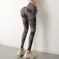 Nuevos Pantalones Deportivos Tie Dye Sólidos para Mujer 2024 de la Mejor Calidad, Cintura Media, Cierre con Cordón, Secado Rápido, Transpirables, Spandex/Poliéster