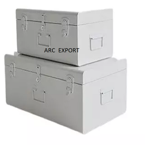 Latest Design <b>Decorative</b> Fancy <b>Storage</b> <b>Boxes</b> With Copper Polished Handles Large <b>Decorative</b> Luxury Designing <b>Storage</b> Box - Product Image 4