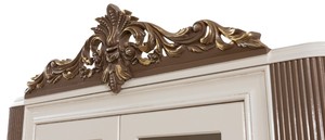 Camlica ตู้โชว์ไม้มะฮอกกานีแกะสลักด้วยมือหรูหราเฟอร์นิเจอร์ห้องนั่งเล่นไม้เนื้อแข็งสำหรับใช้ในบ้าน - Product Image 3