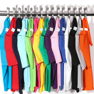 Camiseta Unisex de algodón 100% de alta calidad, tela de lona de suministro ODM blanca y negra Lisa personalizada para hombre - Product Image 3