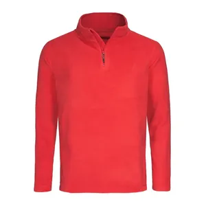 Felpa con Cappuccio e Mezza Zip in Pile Personalizzata per Merchandising Promozionale - Product Image 2