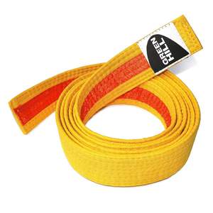 Cinturón de Judo Green Hill, Algodón Elástico BIO COLOR, Ropa de Artes Marciales con Logotipo Frontal, Servicio OEM Disponible - Product Image 6