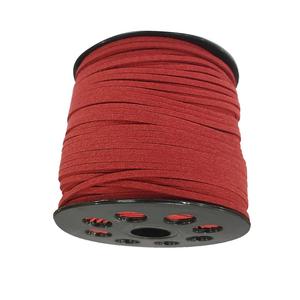 Cordon tressé en daim double face indien de 5 mètres 3mm en cuir de velours coréen fait à la main pour la fabrication de bijoux cordon en faux daim vente chaude - Product Image 1