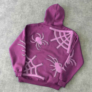 Sweat-shirt à capuche en coton 100% pour homme, taille plus, nouveau modèle 2025, imprimé numérique, coupe ample, poids lourd, logo personnalisé pour l'hiver - Product Image 2