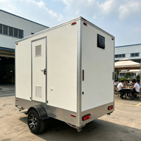 Unité Sanitaire Optimisée pour l'Espace, pour Marchés Temporaires et Projets de Construction de Groupes Extérieurs, Toilettes Mobiles