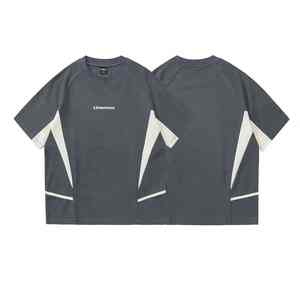 T-shirt à manches courtes pour homme, style américain vintage, tendance sportive, design léger et luxueux - Product Image 2