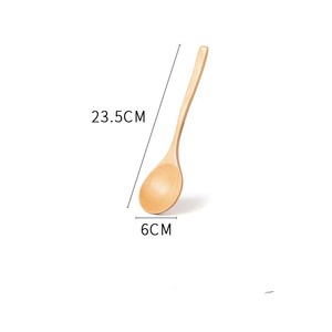Wholesale Korean Design Eco-Friendly Kitchen Big Catering Rice Soup <b>Teaspoon</b> Personalized <b>Wooden</b> Spoon for Serving REHMAN CRAFT - Product Image 6