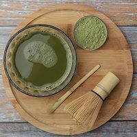 Boîte d'emballage en carton kraft écologique, cuillère à matcha Chashaku, cuillère à matcha en bambou faite à la main, cuillère à matcha réutilisable en bambou