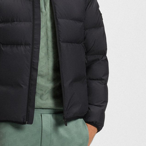 Chaqueta Acolchada para Hombre, Cálida y Ligera, Ajuste Relajado y Cómodo, Precio de Fábrica, con Cuello Alto y Logotipo Personalizado con Bolsillos - Product Image 4