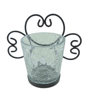 Nouveau support votif en métal pour l'intérieur et l'extérieur Bougeoir PC noir mat pour décoration de Noël fait à la main - Product Image 3