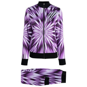 Chándal de sublimación para mujer que mezcla patrones llamativos con rendimiento atlético Chándal de sublimación para mujer - Product Image 1