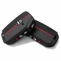 Coque de protection en silicone pour clé de voiture Kia 4 boutons, télécommande intelligente, motif nid d'abeille, ajustement précis, vente en gros