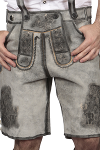 Shorts Lederhosen allemands pour hommes, style urbain, respirants, taille élastique, logo personnalisé, tenue d'Oktoberfest 2025 – Meilleures ventes - Product Image 4