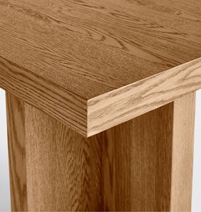 Table d'appoint en bois massif de style moderne avec paquet de sécurité de couleur naturelle pour la maison, appartement, hôtel, salon et chambre à coucher - Product Image 5