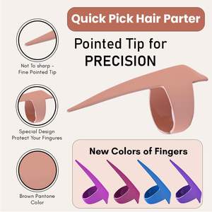 Hair extension tools Hair Braiding tools Stitch Braid Finger Tool for Stitch Braiding Tool Durable <b>Dreadlocks</b> <b>Wig</b> Curling Quick - Product Image 2