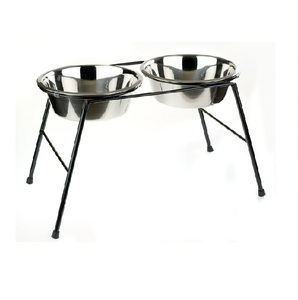 ชามสุนัขโลหะทำด้วยมือดีไซน์คลาสสิกสำหรับตกแต่งชามสุนัขทำด้วยมือ - Product Image 1