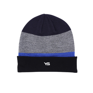 OEM personnalisé hommes et femmes chapeau brodé Logo couleur unie uni unisexe chapeau tricoté hiver hommes et femmes bonnet - Product Image 4