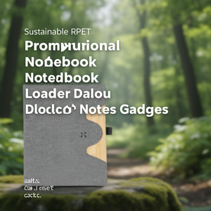 Quaderno Promozionale Sostenibile in RPET, Blocco Note Loader Dalou, Gadget - Product Image 3