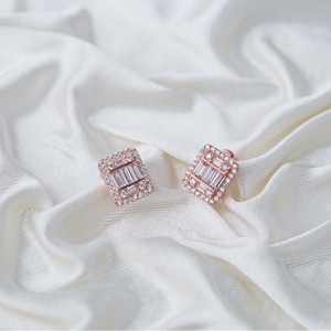 Round <b>Stud</b> and Single Cartilage Earring Design Wholesale Turkish Handmade 925 <b>Sterling</b> <b>Silver</b> Jewelry - Product Image 3